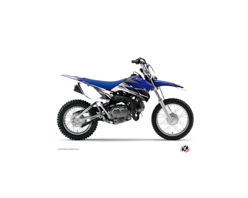 Kit déco Yamaha TTR 110 Stripe bleu pour entraînement motocross dominical