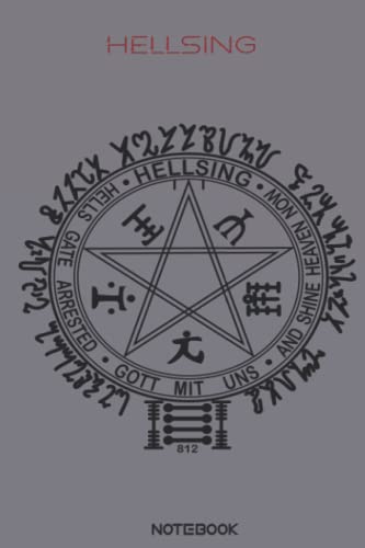  Hellsing notebook: 6x9 120 Pages Lined College Ruled Paper, Journal, Matte Finish Cover, Diary