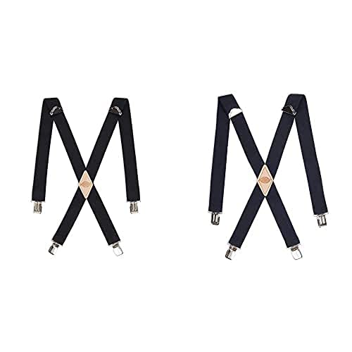 Image of Dickies Men's 1-1 /4 inch Solid Straight Clip Suspender - Adjustable Fit, Heavy-Duty Clips