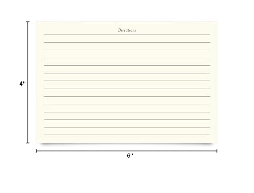 Jot & Mark Recipe Cards 4x6 Inches Blank Double Sided, 50 Count (Modern Minimal) - Image 8