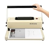 Binding Machine, 46-Holes, Spiral Coil Binder Machine, Electric Coil Inserter, Suit for Letter Size / A4 / A5 Book Maker