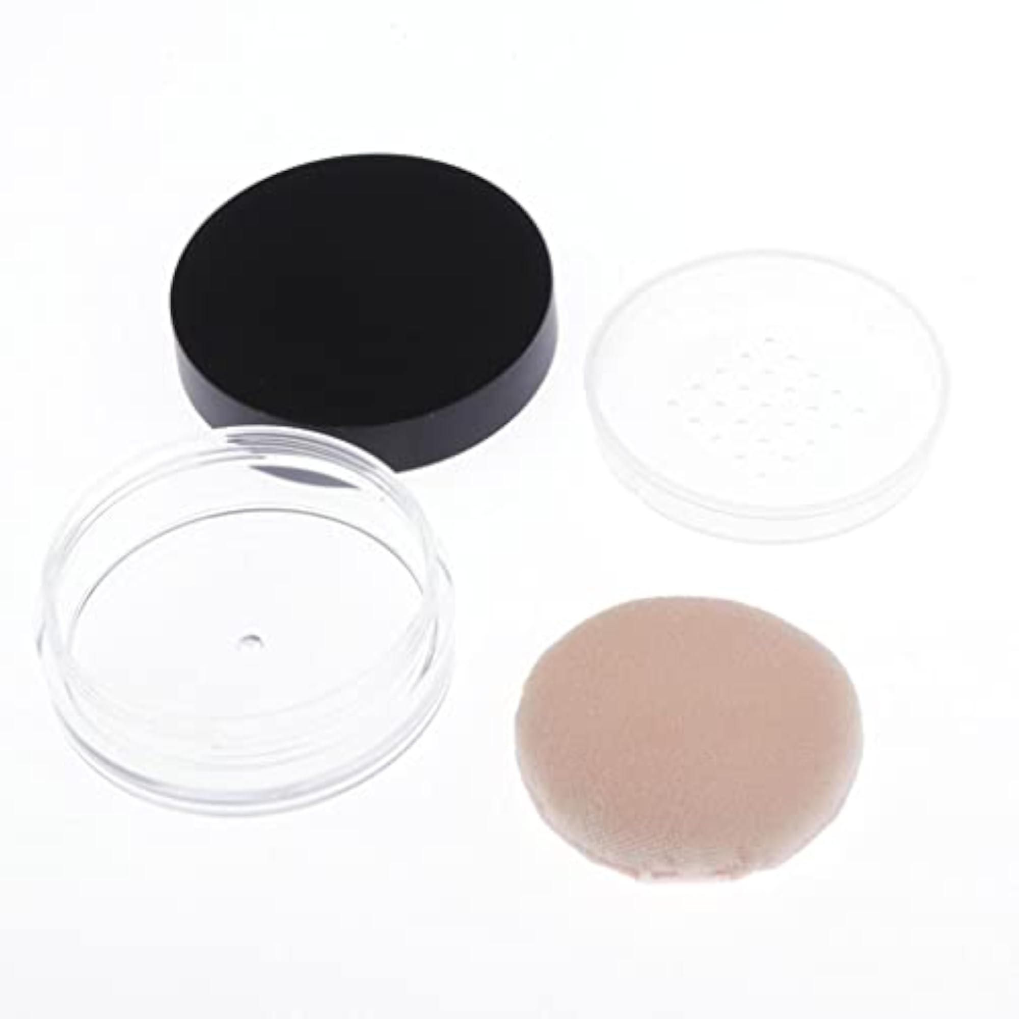 Portable Loose Powder Container Makeup Case Travel Kit