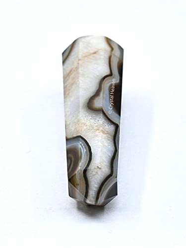 Image of Crystal Heaven Certified Black Onyx Crystal Tower Obelisk Point For Chakra, Healing And Balancing - Aaa Grade Original Certified Gemstone Agate For Reiki Meditation Yoga Spiritual (2-3 Inches)