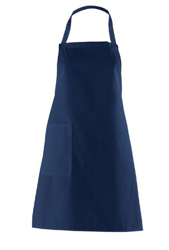 LEIBER Latzschürze kurz (75 cm) viele Farben (Marine) Länge 75cm,Marine