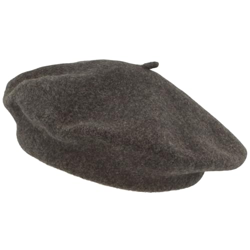 Béret en laine premium Breiter haut de gamme coloris platine pour femme