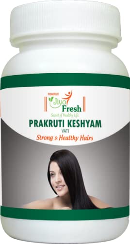PRAKRUTI Jiyo Fresh Keshyam Vati Good Hair Growth Tablets - (60 Tablets)
