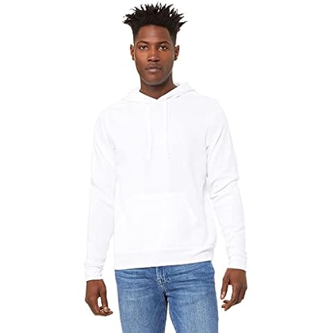 Bella + lona para hombre polialgodón polar sudadera con capucha Cover
