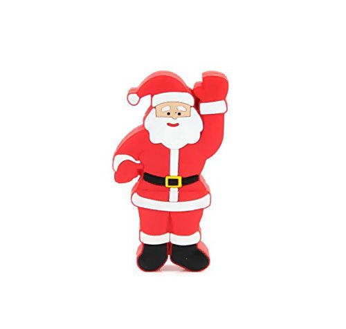 Microware 16GB Santa Claus Raising Hand Shape Designer Pen Drive