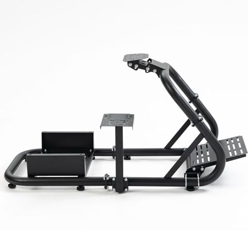 Hottoby G920 Racing Simulator Cockpit 50mm Round Tube Fit for Logitech,Fanatec,Thrustmaster T300RS T