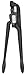 Burndy NAR36A-4N Terminal, 350-600 Aluminum and Copper Conductor, 3" Width, 6-5/8" Length, 4 NEMA Holes Pad, for Cable to Flat