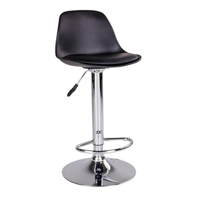 Tabourets de bar au design épuré GORICA avec assise simili cuir rembourrée haute qualité