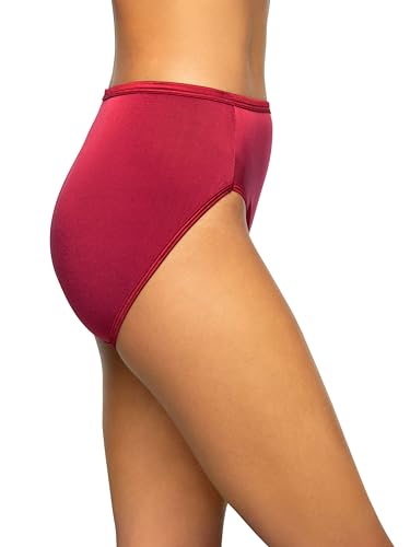 Image of Vanity Fair Women's Illumination Hi Cut Panties, Silky Stretch & Satin Trim