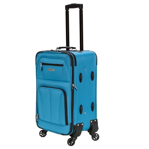 Image of Rockland Synthetic Turquoise Carry-On (F2281 Turquoise)