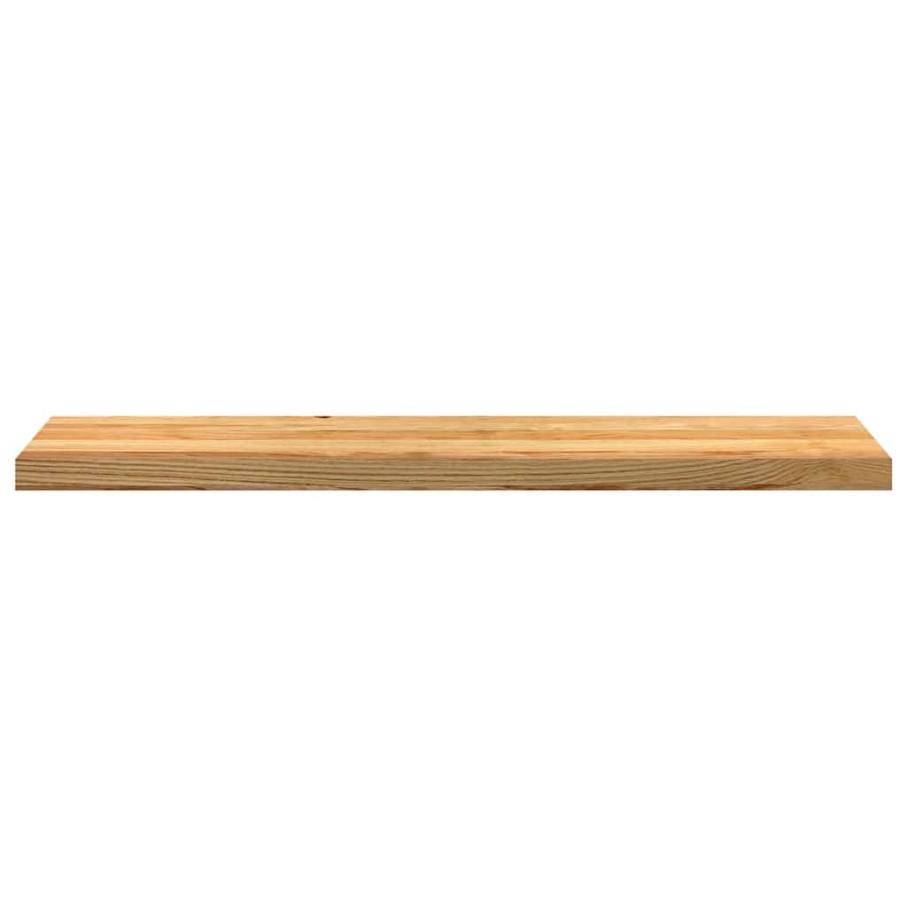 Stopnie schodowe z litego drewna dębowego, jasnobrązowe, 110 x 25 x 2 cm, antypoślizgowe do wewnątrz, drewniane, ochrona przed odgłosami kroków, mata antypoślizgowa, ochrona przed