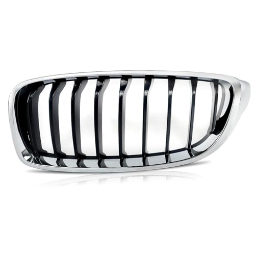 Rejillas frontales radiador derecha cromo negro para coche F32 F33 F36 F80 M4 435i 440i 2014+