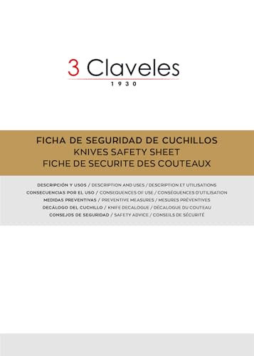 Miniatura 8 de 3 Claveles Cuchillo Jamonero, Alveolado, Acero Inoxidable- 29cm , Mango Pom Negro, 29 Cm