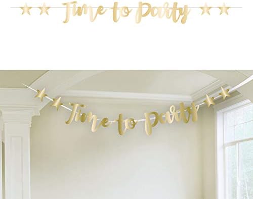 Amscan 9908653 - Metallic Gold Paper Party Cups - 8 Pack