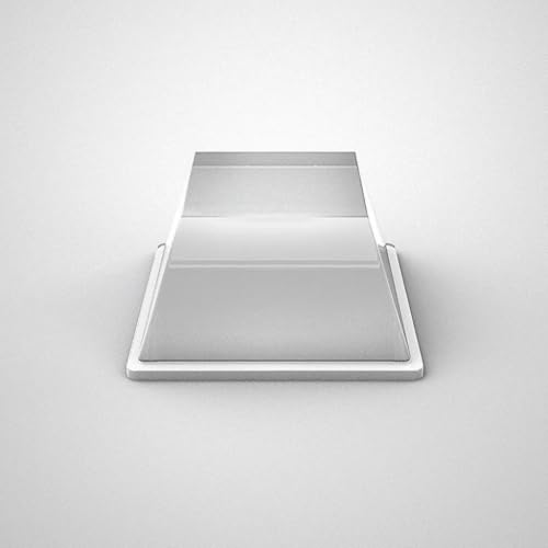 Image of 242 Clear Self Adhesive Square Bumper Feet 12.6mm x 12.6mm x 5.7mm – Polyurethane Non Slip Furniture Pads, Stick On Feet for Glass, Laptops, Appliances & Furniture