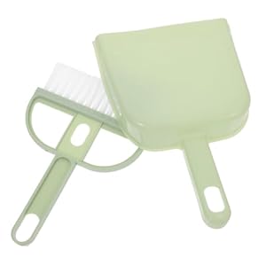 Zerodeko Mini-Besen und Kehrschaufel Set