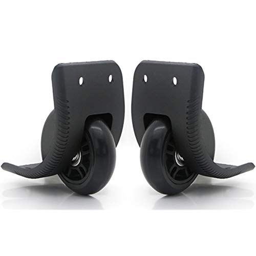 Luggage Wheel,Luggage Suitcase Wheels, Directional Black Typ Luggage Mute Wheel Suitcase Replacement Repair Wheels Parts Spinner (D003#)