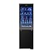 LG GBG7190CEV, Klasse C, 349 L, Kühl-Gefrierkombination mit Instaview und LED, Touch LCD Display, einstellbarem Farbwechsel, Total NoFrost, DoorCooling+, 59.5 x 67.6 x 186cm ꟷ Essence Black Steel