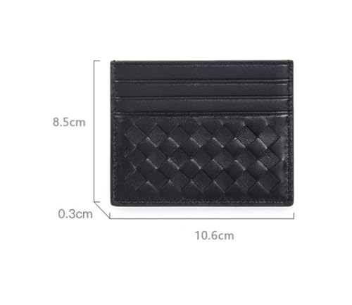 Simple Woven Thin Card Holder Bag Fashionable Card Holder Card Holder Fashionable Card Holder(Blue)2