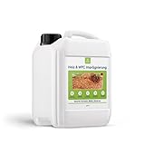 eco:fy Holz und WPC Imprägnierung Imprägniermittel Versiegelung Holz Terrasse Möbel Zaun Tisch gegen Grünbelag und Einschmutzung Transparent Lösemittelfrei PFC-frei (2,5 l)