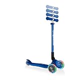 Globber Primo - Monopattino pieghevole, con ruote illuminate, colore: Blu navy