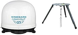 Winegard GM-9000 Carryout G3 Portable Automatic Satellite Antenna with Portable Tripod Mount
