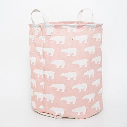 Image of Simple laundry basket Fabric basket Home laundry basket Dirty laundry basket Bathroom laundry basket