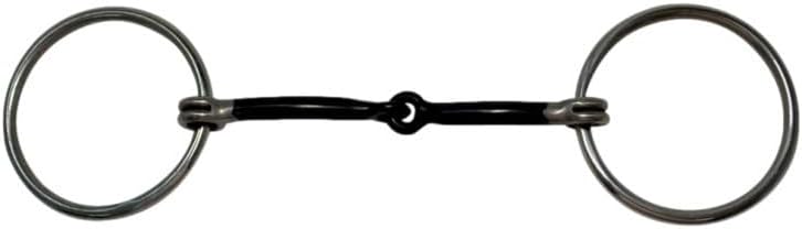 Circle Y Diamond R 3/8 Smooth Sweet Iron Loose Snaffle Bit
