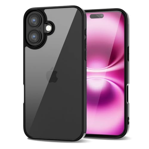 Coque Rigide pour iPhone 13 Pro et étui Silicone Souple Noir PC