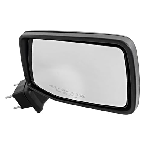 Sluffs Mirrors Passenger Right Side Hand for GMC for Sierra 1500 Limited AT4/Denali/Elevation/Pro/SLE/SLT 2022 Textured Black Manual Adjust-Glass Adjustment with Temp Sensor Cover