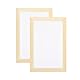 QUARKZMAN Papierherstellung Bildschirm Holz Papierherstellung 11,8 x 7,9 Zoll Papierherstellungsrahmen-Set für DIY Papierhandwerk Herstellung von Karten, Lesezeichen, 2 Packungen