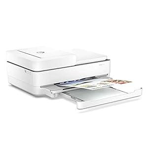 HP ENVY 6455e Wireless Color Inkjet Printer, Print, scan, copy, Easy setup, Mobile printing, Best for home, Instant Ink with HP+,white