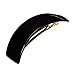 France Luxe Rectangle Volume Barrette - Black