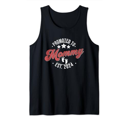 Promovido a mamá otra vez 2024 Futuro pronto para ser mamá madre Camiseta sin Mangas