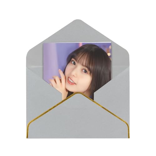 メッセージカード 齋藤飛鳥 グリーティングカード 人気 シンプル 挨拶状 年賀状 感謝カード 金箔押し 封筒付き 多機能 レター用品 友達 家族 記念日 新年 お正月 お誕生日 贈り物 おしゃれ プレゼント