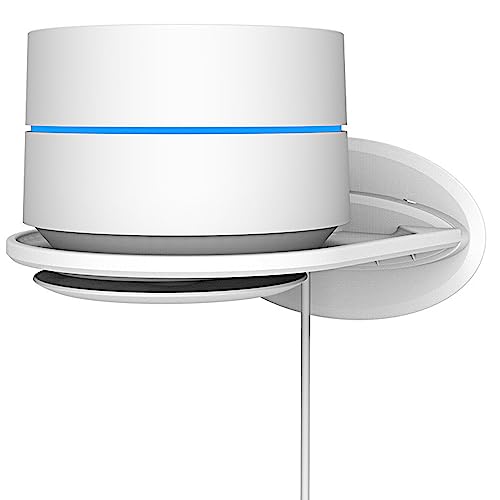 Fixation murale Echo Pop support sans perçage avec range câble blanc A335