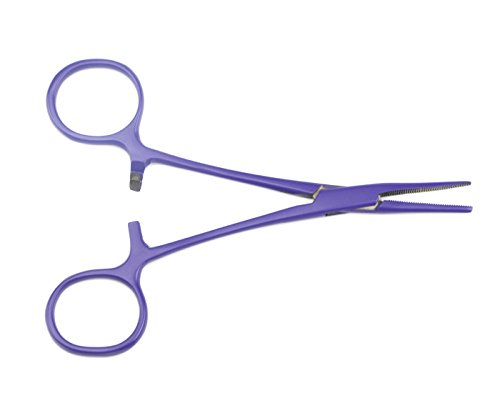 Pinça hemostática colorida de aço inoxidável para animais de estimação da LILYS, pinça hemostática p