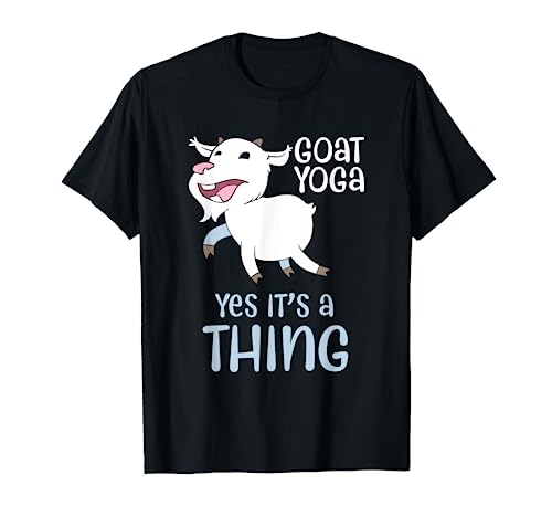 Goat yoga, Healing with Animals a unique yoga experience T-Shirt