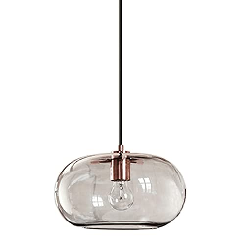 Lustre en verre raffiné et plafonnier en métal ajusté moderne 11.8"