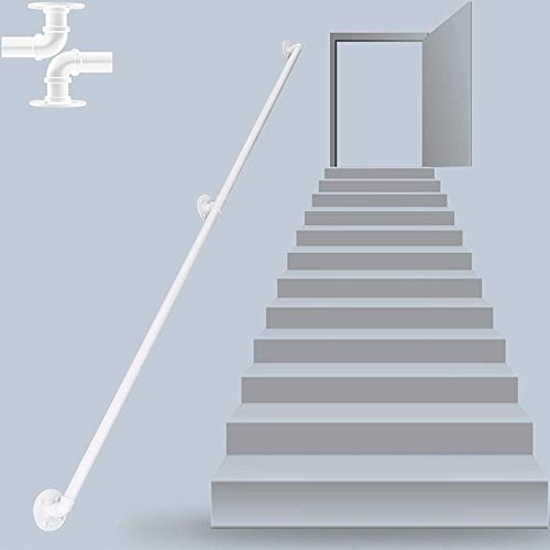 Rampe d'escalier antidérapante blanche 360 cm contre les chutes de marche - 4