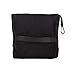 BlueHills 2-Pack Premium Soft Travel Blanket Pillow Airplane Blanket for Two in Soft Bag Pillowcase with Hand Luggage Belt and Backpack Clip, Compact Pack Large Blankets for Travel (Black T014)