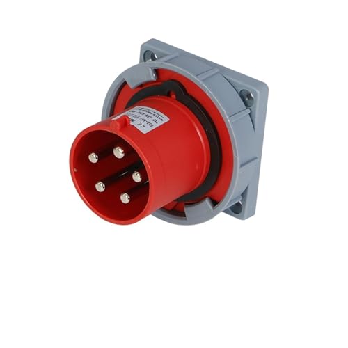 LEJDI IP67 Waterproof Industrial Plug/Dark Socket 63A 3/4/5 core pin 220V/380V Male and Female Plug sockets(6352)