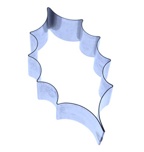 Holly Leaf - Stainless Steel - Sugarcraft Cutter - Valley Cutter Company (Large - 50 mm)