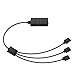 Konwerter RGB 5V Do 12V RGB Transfer Hub 3Pin Do 4Pin ARGB Light Fan Adapter Sata Wtyczka Dla Wentylatora RGB MSI RGB Przetwornik Wentylator