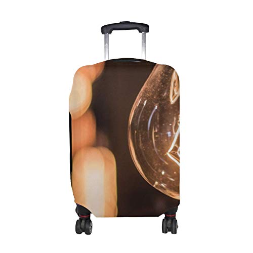 Preisvergleich Produktbild Glühbirne Edisons Lampe Filament Pattern Print Print Reisegepäckschutz Gepäck Kofferhülle Für 18-21 Zoll Gepäck LGC-121