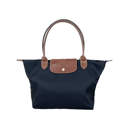 Nylon Tote Bag for Women,Large Capacity Waterproof Handbags with Zipper,Lightweight Shoulder Bags for Travel&work