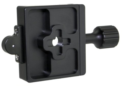 Abrazadera Desmond compatible Arca dba-02 con adaptador de rosca triple octavo para tripode 3
